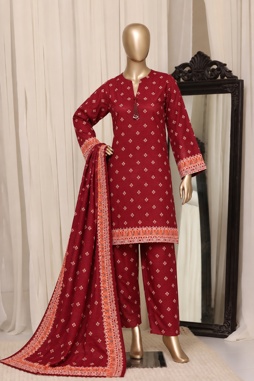 BIN SAEED | Stitch 3PC Printed Khaddar Collection – Premium Winter Collection