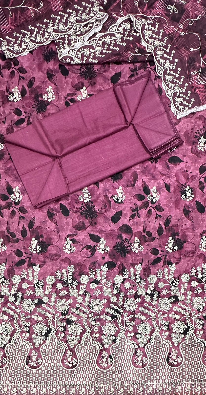 Riwayat | Unstitched 3pc Embroidered Khaddar Collection