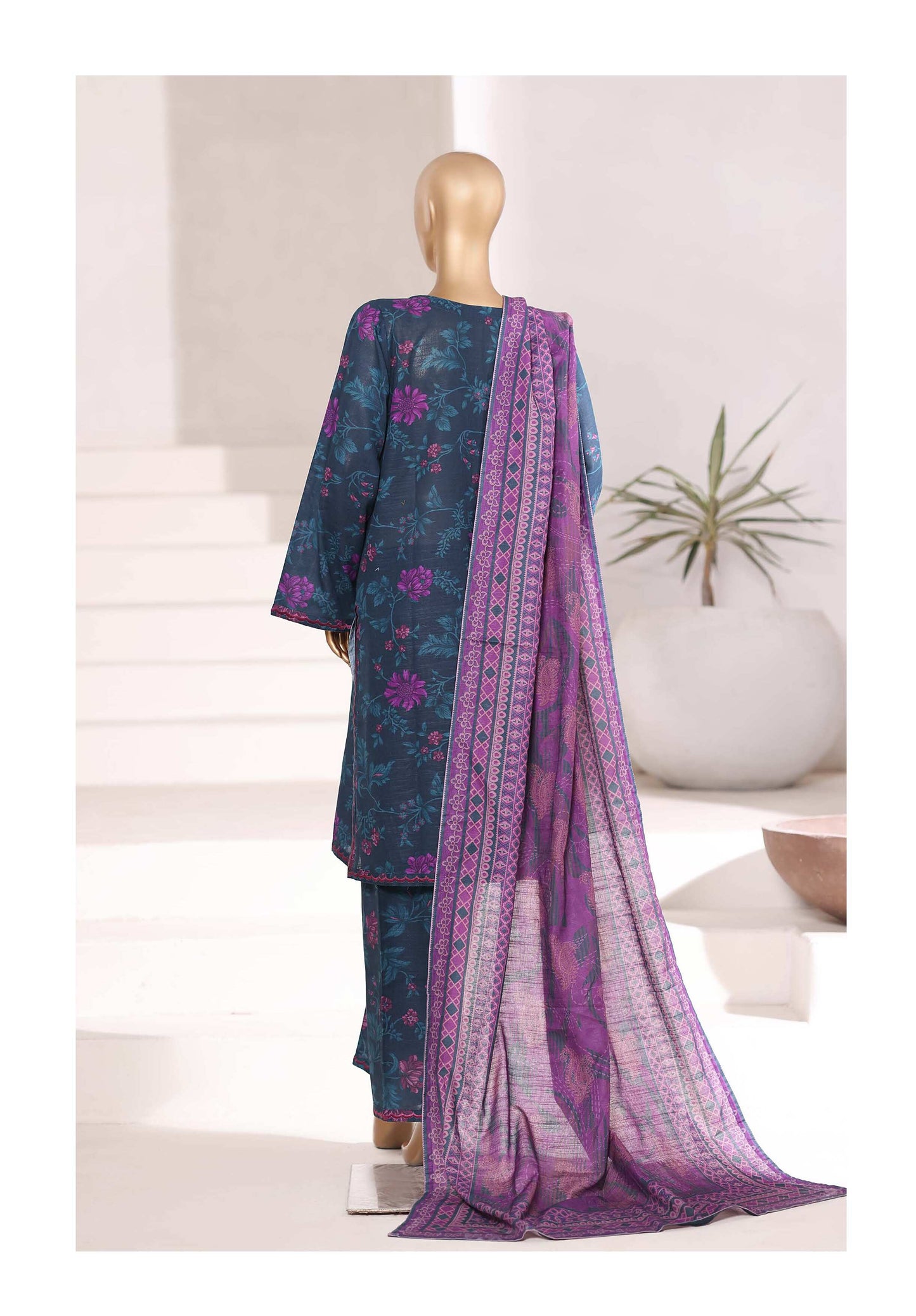 Sada Bahar | Stitched 3 Pc Embroidered Khaddar Collection