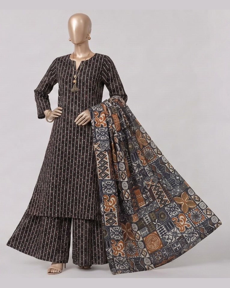 BIN SAEED | Stitch 3PC Printed Khaddar Collection – Premium Winter Collection