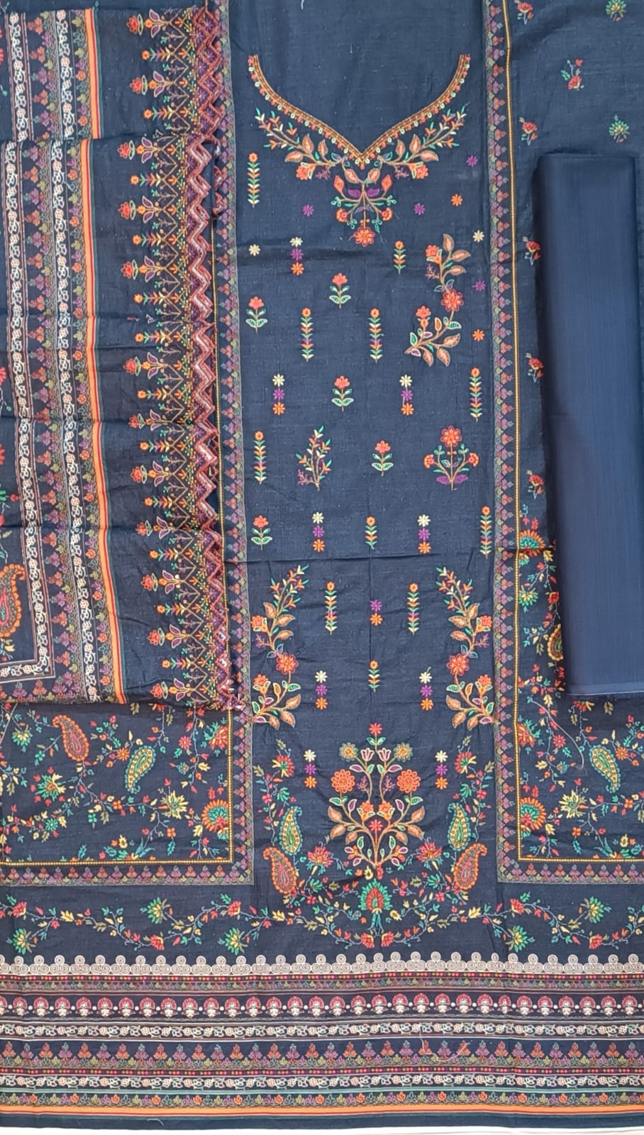 Bin Saeed | Unstitched 3pc Embroidered Khaddar Collection