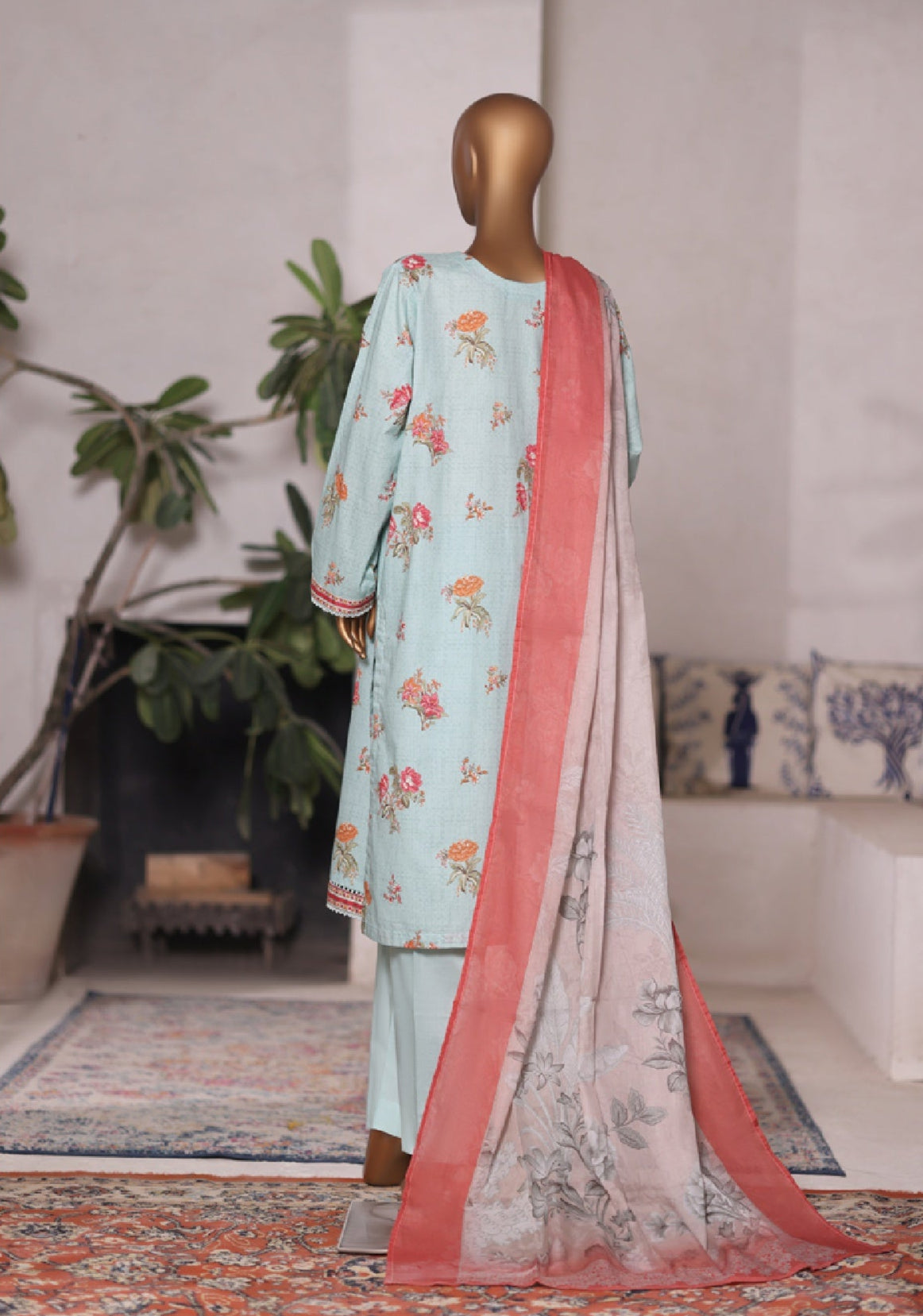 Bin Saeed | Stitched 3pc Printed Cotton Collection