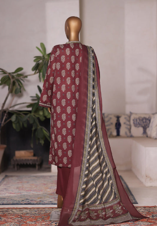 Bin Saeed | Stitched 3pc Printed Cotton Collection