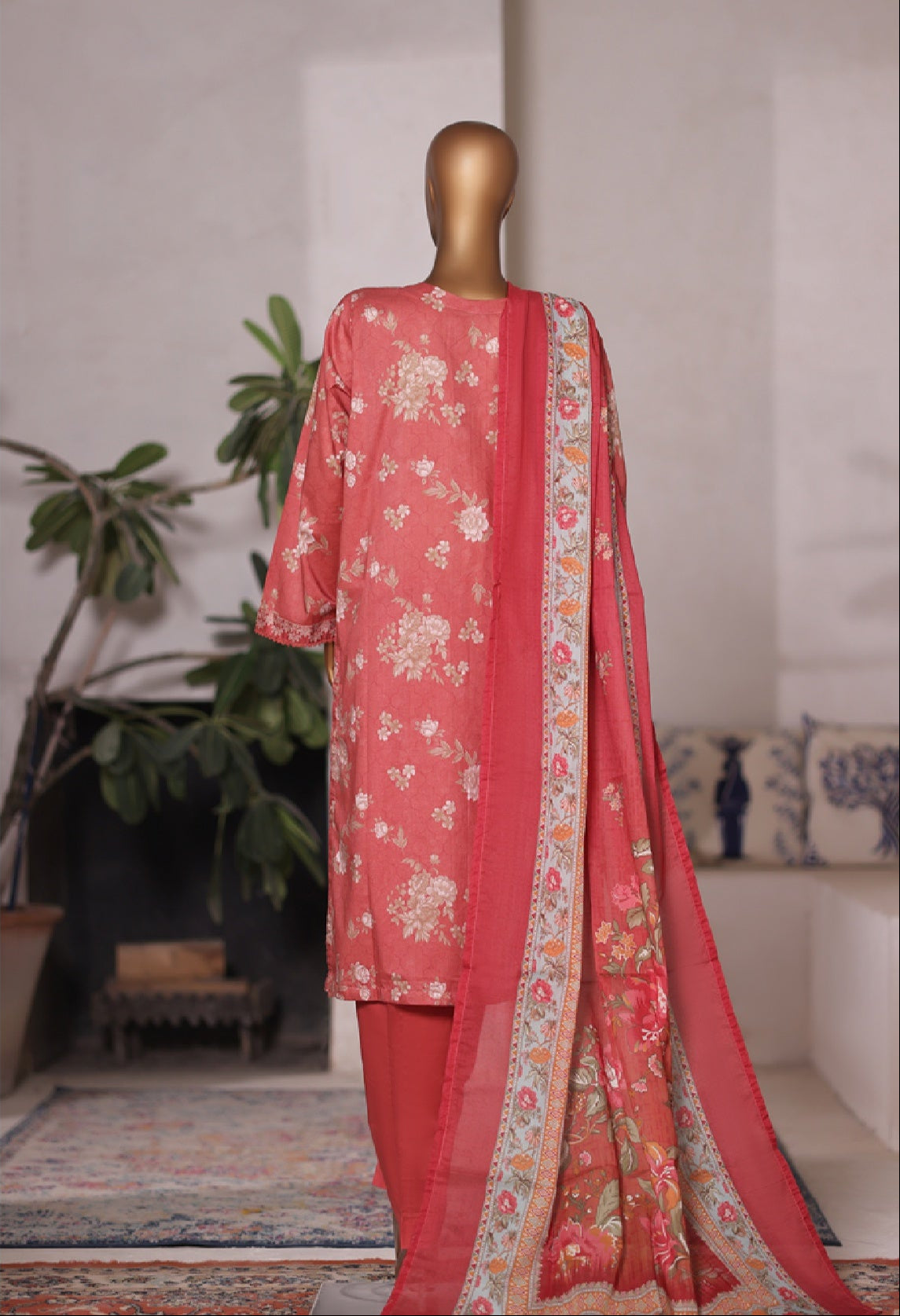 Bin Saeed | Stitched 3pc Printed Cotton Collection