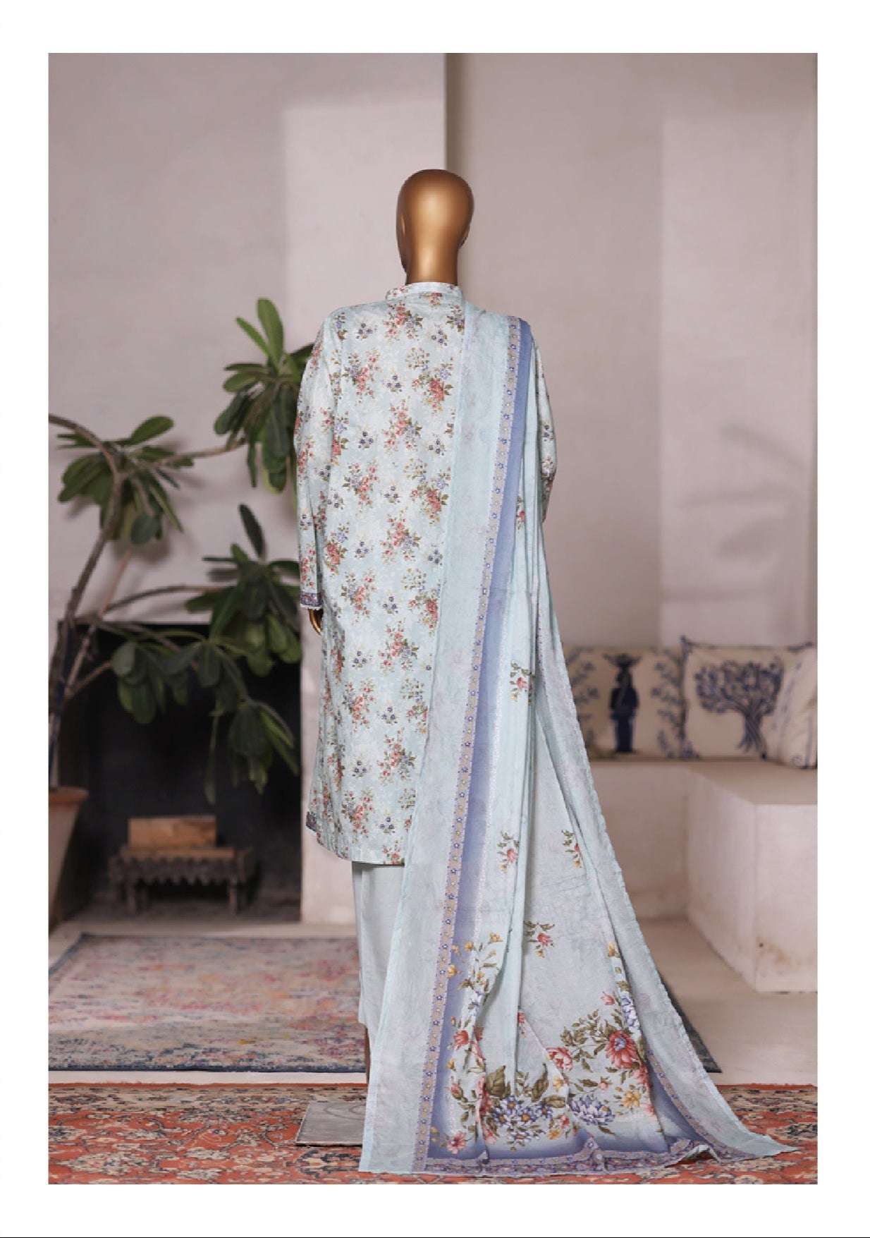 Bin Saeed | Stitched 3pc Printed Cotton Collection