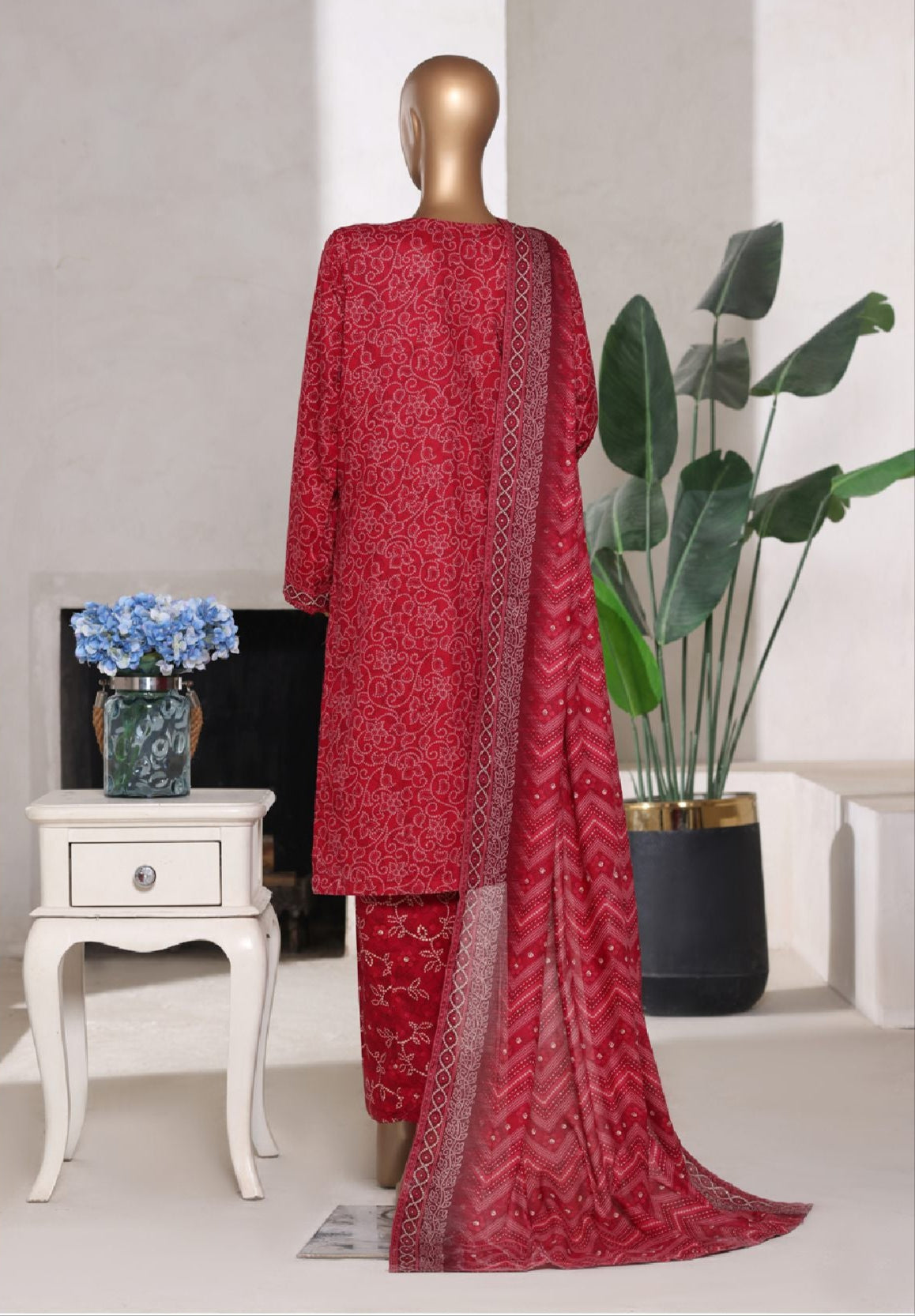 Bin Saeed | Stitched 3pc Printed Cotton Collection