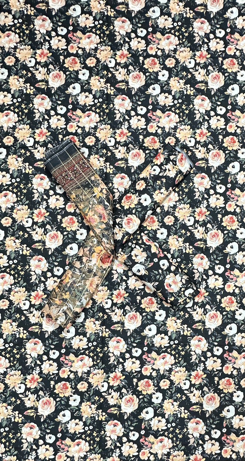 Bin Saeed | Unstitched 3PC Printed Cotton Suit