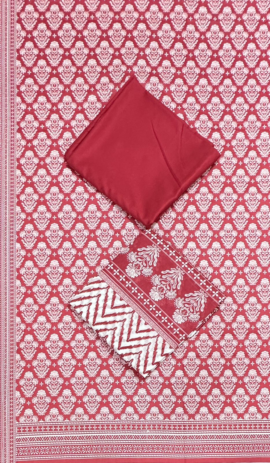 Bin Saeed | Unstitched 3PC Printed Cotton Suit