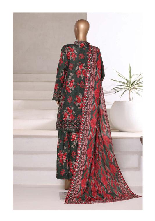 Sada Bahar | Stitched 3pc Malika Khaddar Embroidered Collection