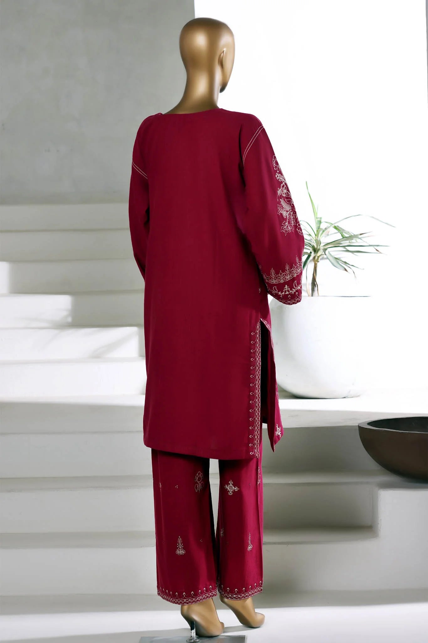 Sada Bahar | Stitched 2 Pc Embroidered Textured Cotton Winter Collection