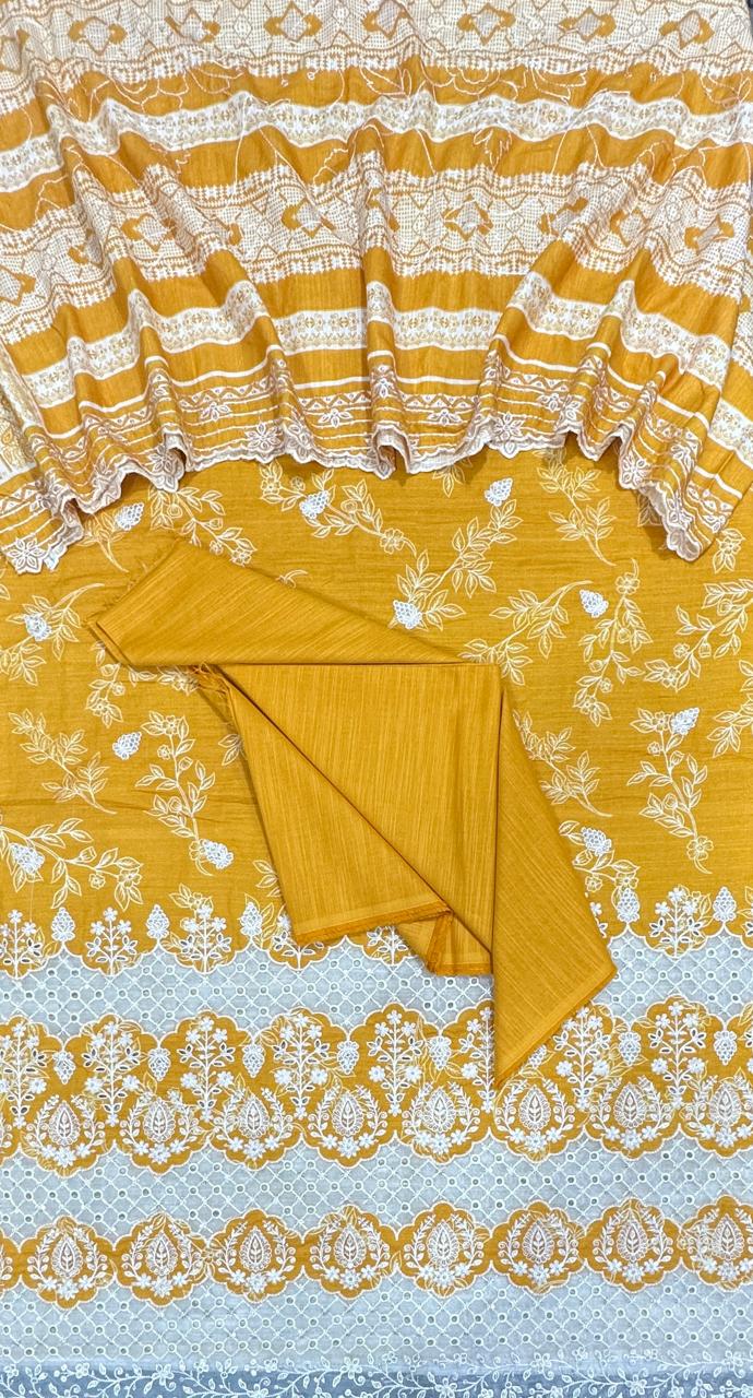 Riwayat | Unstitched 3pc Embroidered Khaddar Collection