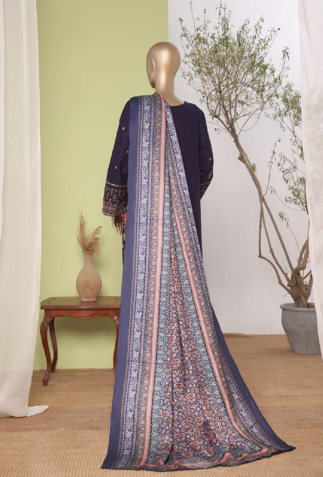 Bin Saeed | Stitched 3pc Embroidered Khaddar Latest Collection