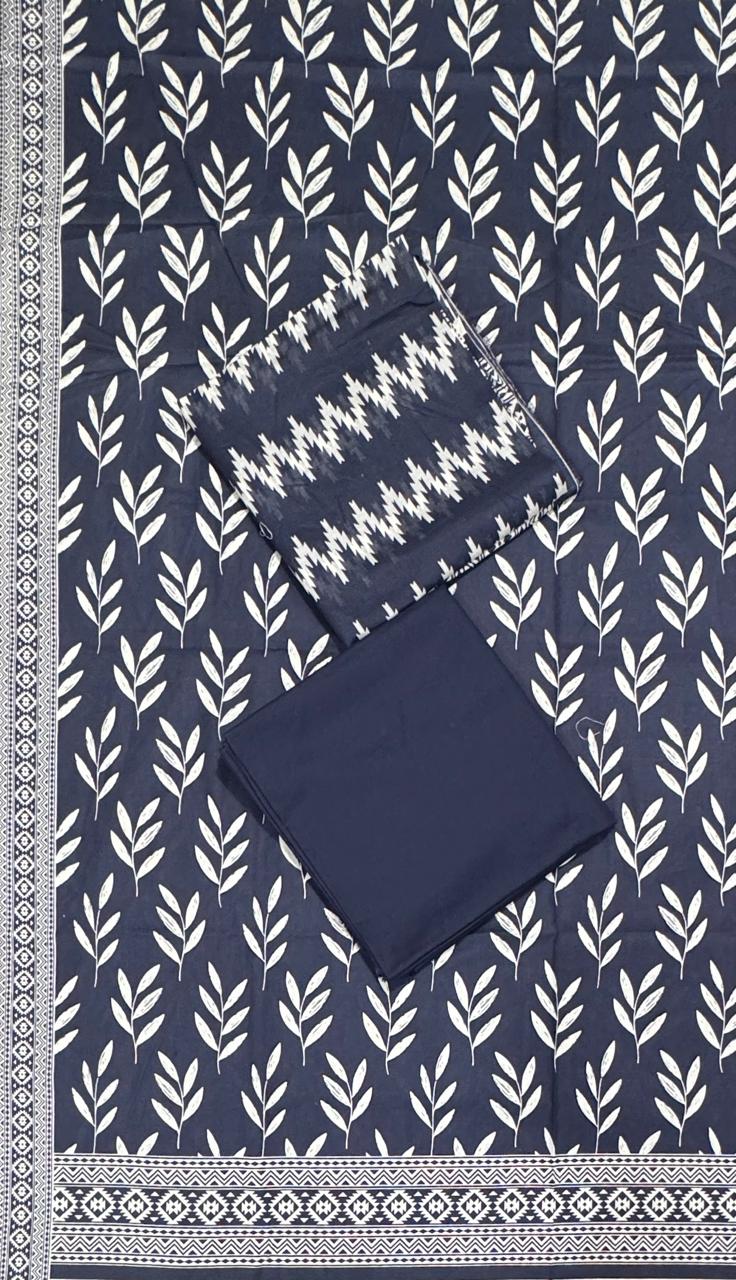 Bin Saeed | Unstitched 3PC Printed Cotton Suit