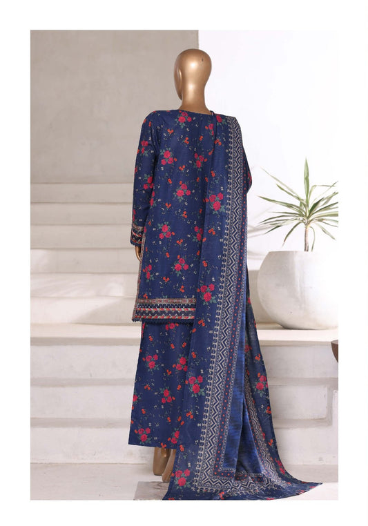 Sada Bahar | Stitched 3pc Malika Khaddar Embroidered Collection