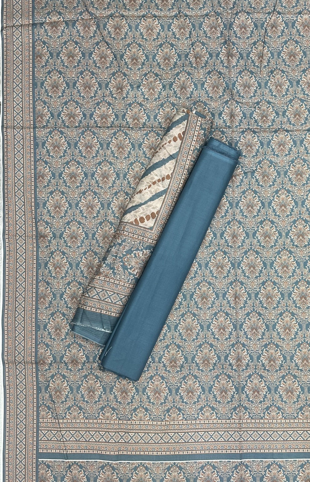 Bin Saeed | Unstitched 3PC Printed Cotton Suit