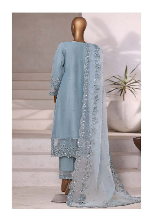 SADABAHAR | Mahpara Organza Stitched 3PC Collection.