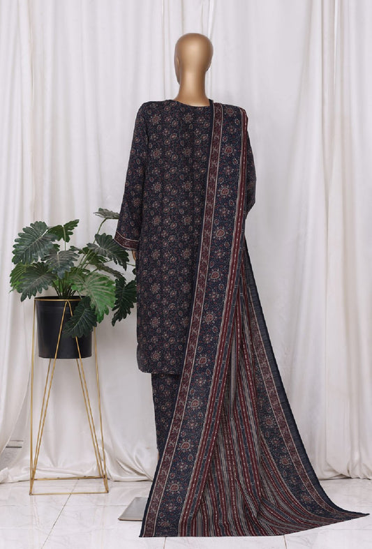 Bin Saeed | Stitched 3pc Printed Khaddar Collection