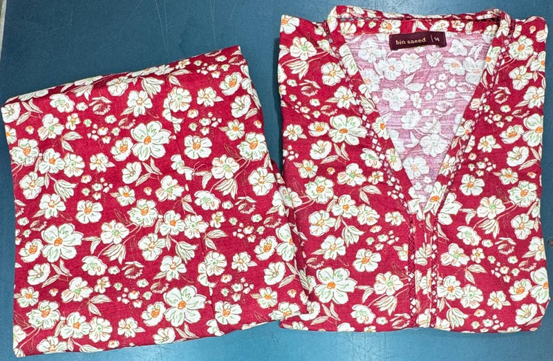 Bin Saeed | Stitched 2PC Printed Khaddar Collection