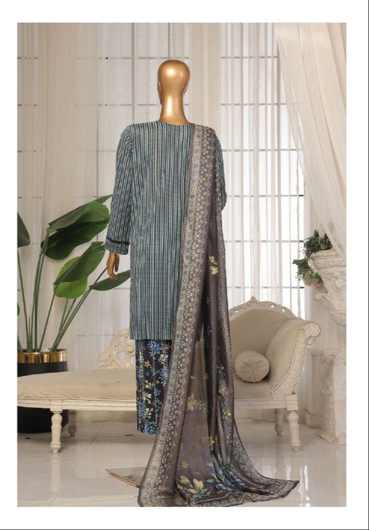 Bin Saeed | Luxury Stitched 3PC Lawn Collection - BarerahFabrics