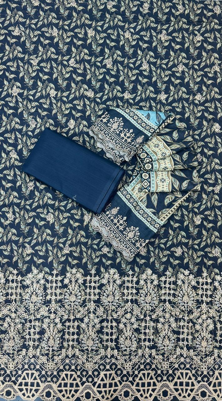 Bin Saeed | Unstitched 3pc Embroidered Khaddar Collection