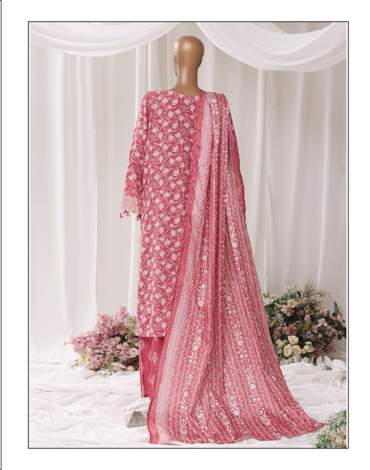 BIN SAEED | Exclusive Luxury Embroidered Viscose with Flapper — Stitched 3-Piece Collection