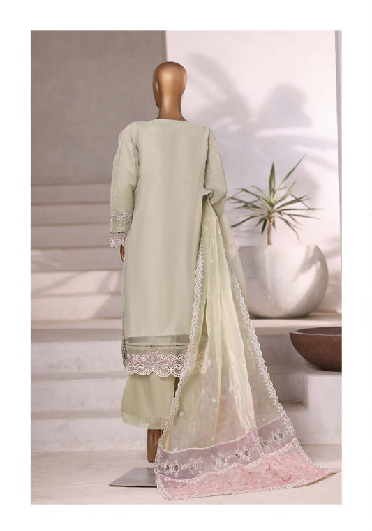 SADABAHAR | Mahpara Organza Stitched 3PC Collection. - BarerahFabrics