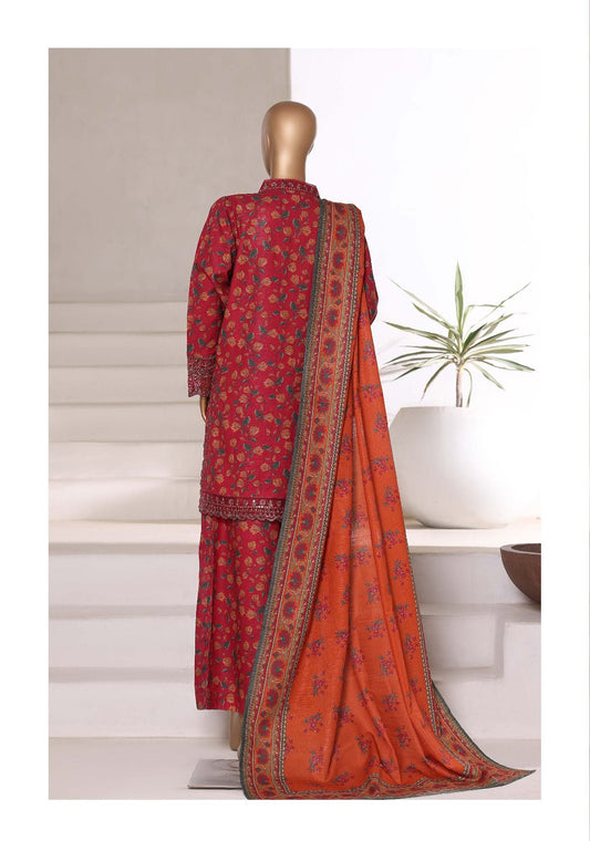 Sada Bahar | Stitched 3pc Malika Khaddar Embroidered Collection