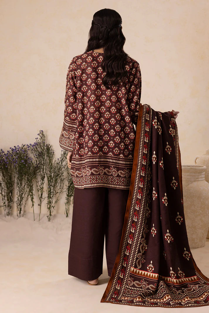 Zellbury | Unstitched 3 Pc Printed Printed Khaddar Collection