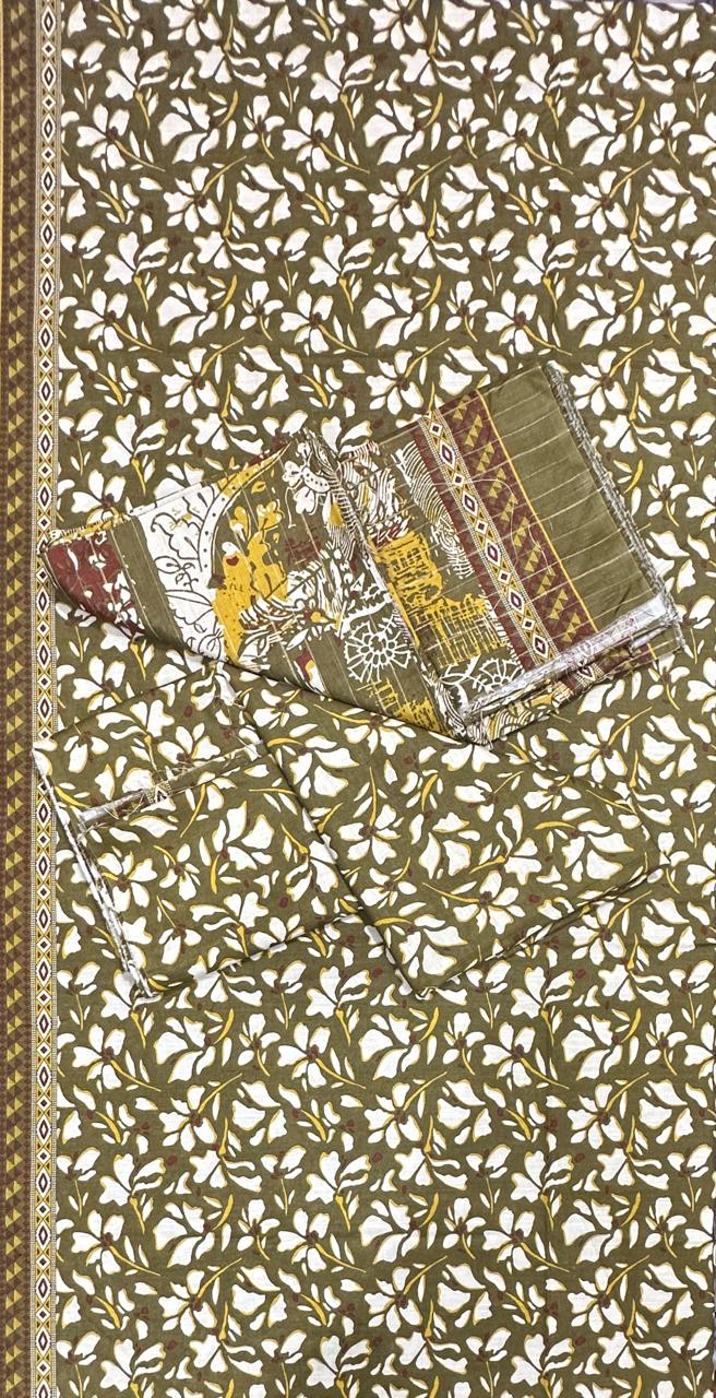 Bin Saeed | 3pc Unstitched Printed Khaddar Collection