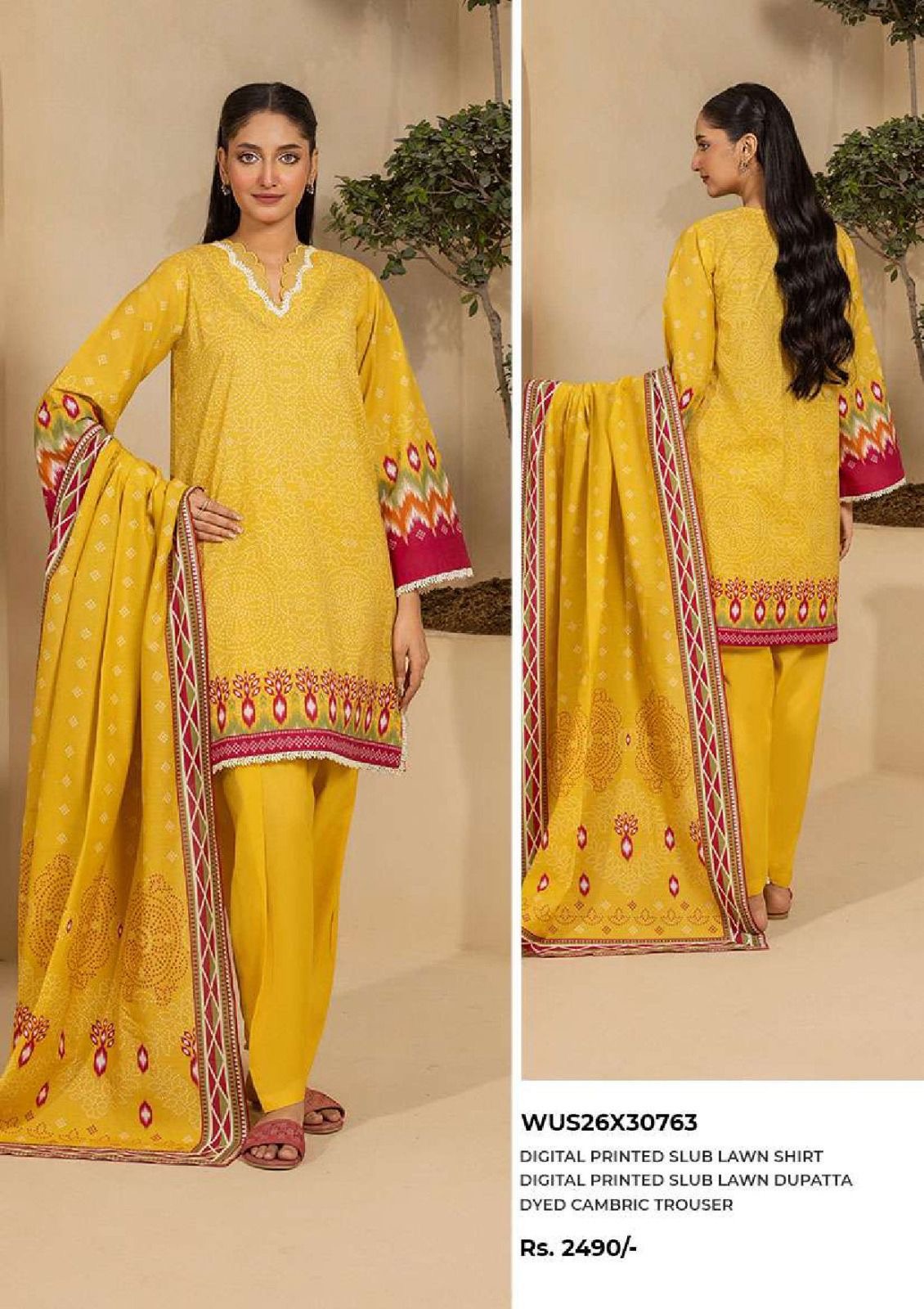 Zellbury | Unstitch 3 Pc Printed lawn Collection