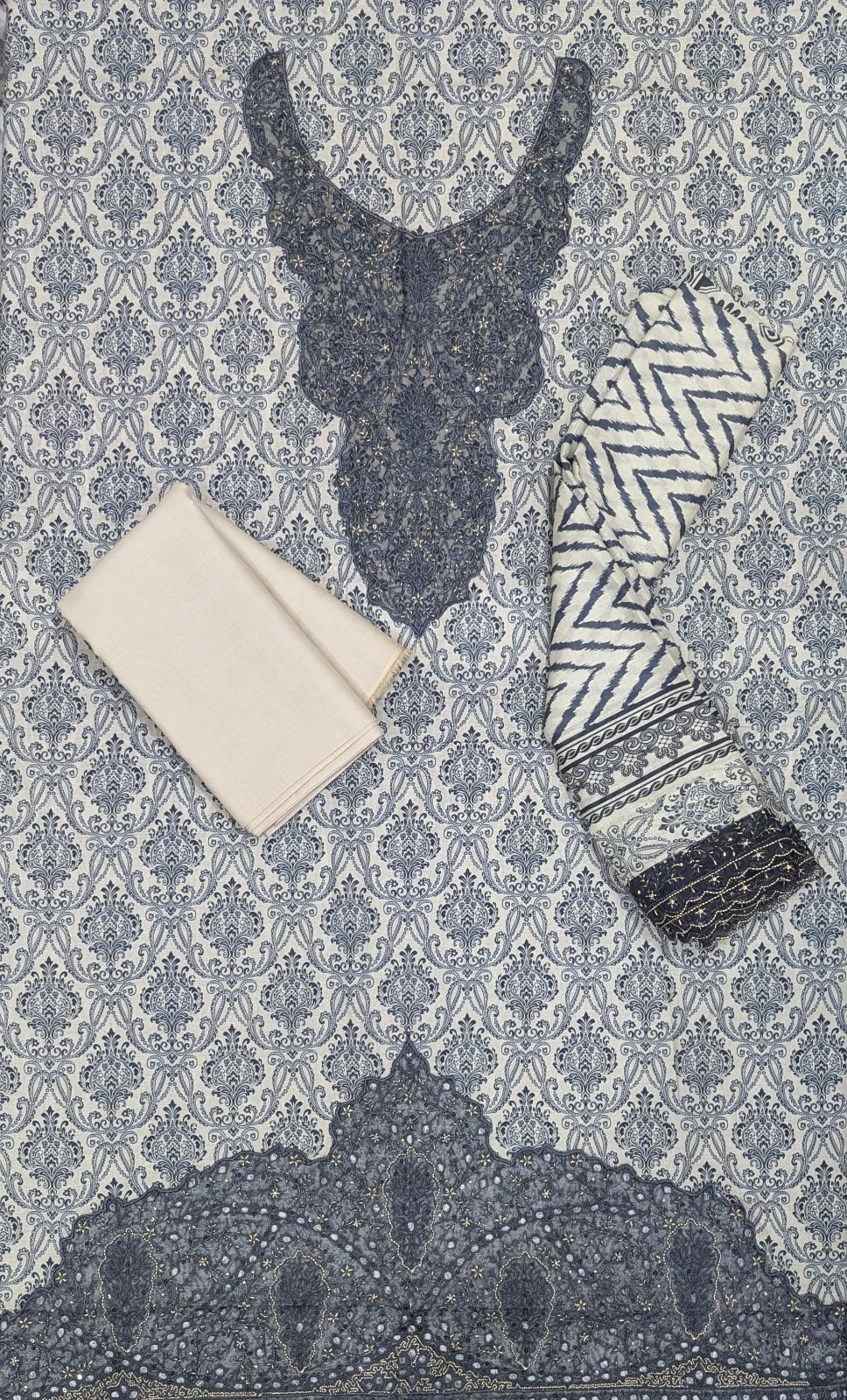 HZ | Unstitched 3-Piece Embroidered Lawn Collection