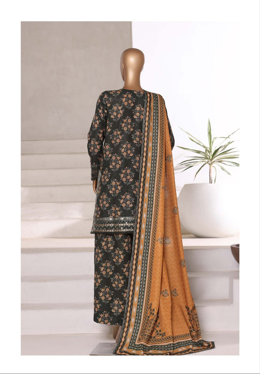 Sada Bahar | Stitched 3pc Malika Khaddar Embroidered Collection