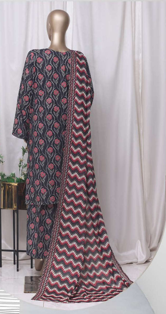 Bin Saeed | Stitched 3pc Printed Cotton Collection
