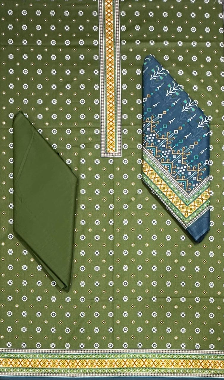 Bin Saeed | Unstitched 3pc Printed Cotton