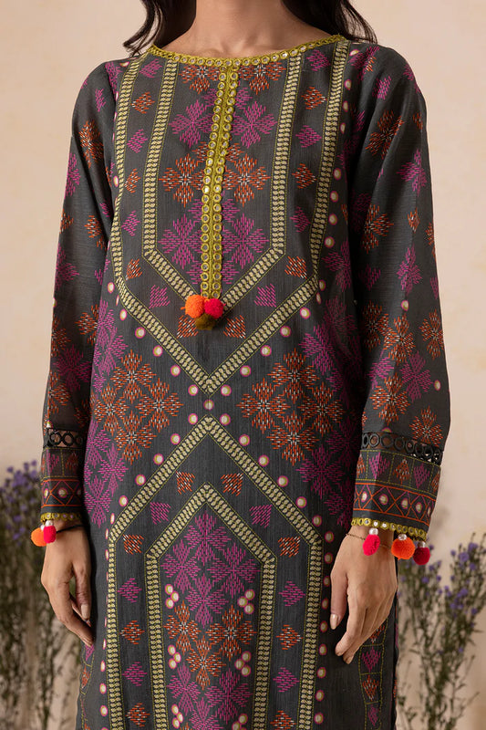 Zellbury | Unstitched 3 Pc Printed Printed Khaddar Collection