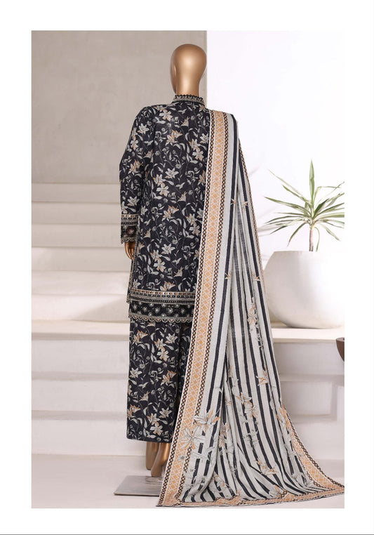 Sada Bahar | Stitched 3pc Malika Khaddar Embroidered Collection