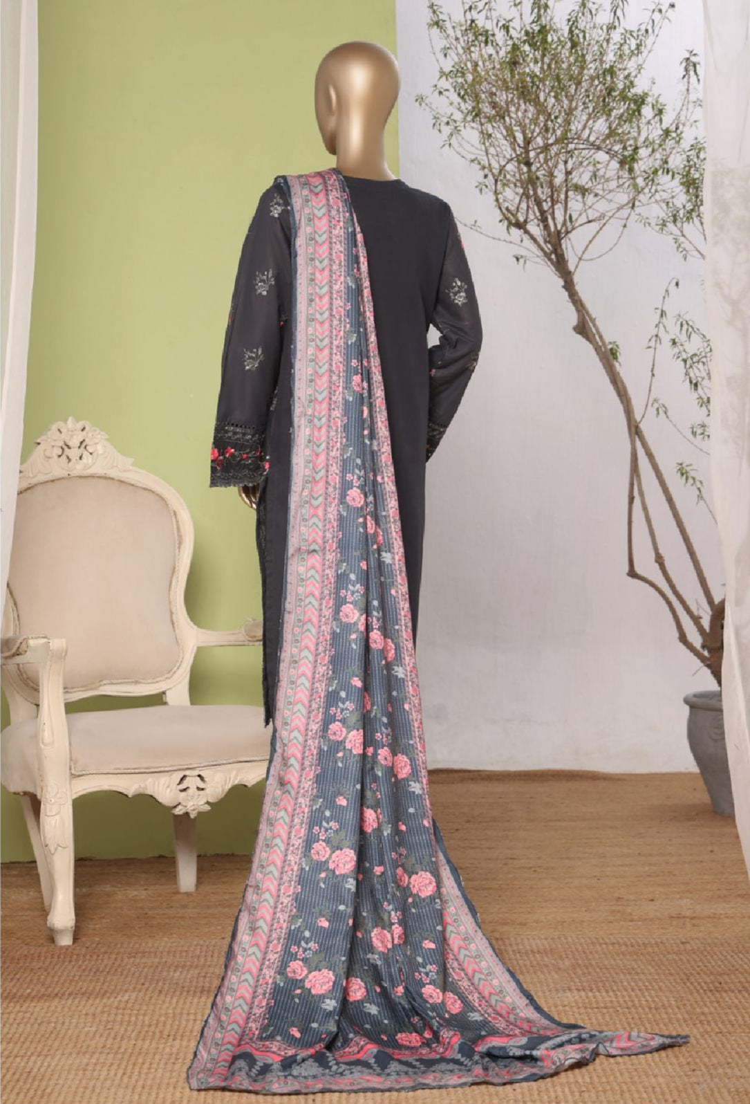 Bin Saeed | Stitched 3pc Embroidered Khaddar Latest Collection