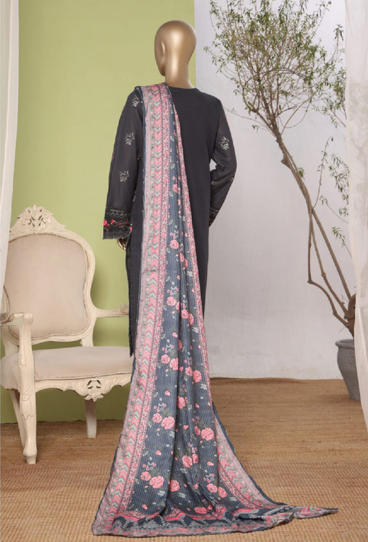 Bin Saeed | Stitched 3pc Embroidered Khaddar Latest Collection