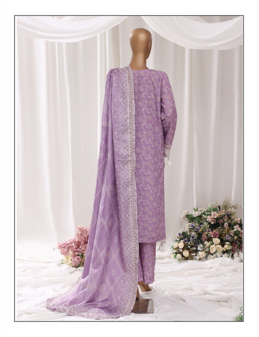 BIN SAEED | Exclusive Luxury Embroidered Viscose with Flapper — Stitched 3-Piece Collection