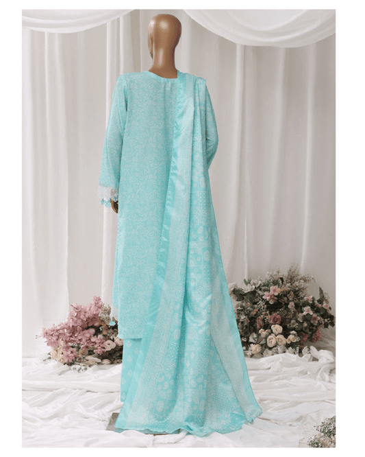 BIN SAEED | Exclusive Luxury Embroidered Viscose with Flapper — Stitched 3-Piece Collection - BarerahFabrics