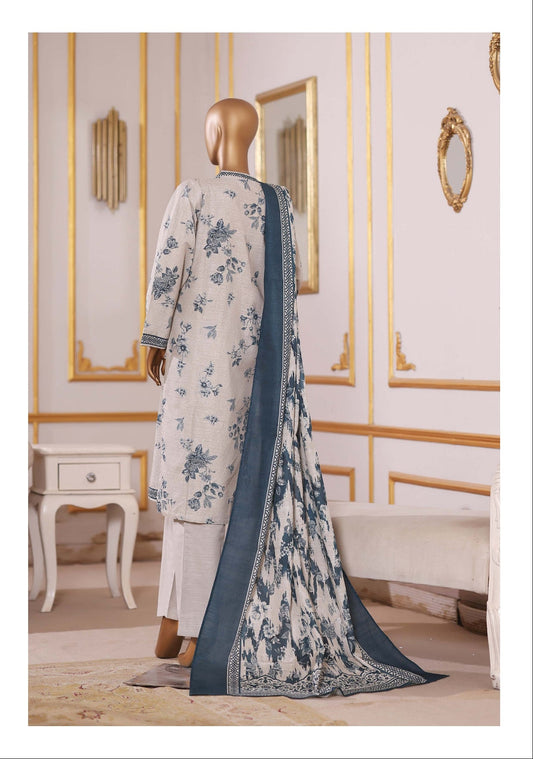 Bin Saeed | Stitch 3 pc Printed Khaddar Collection