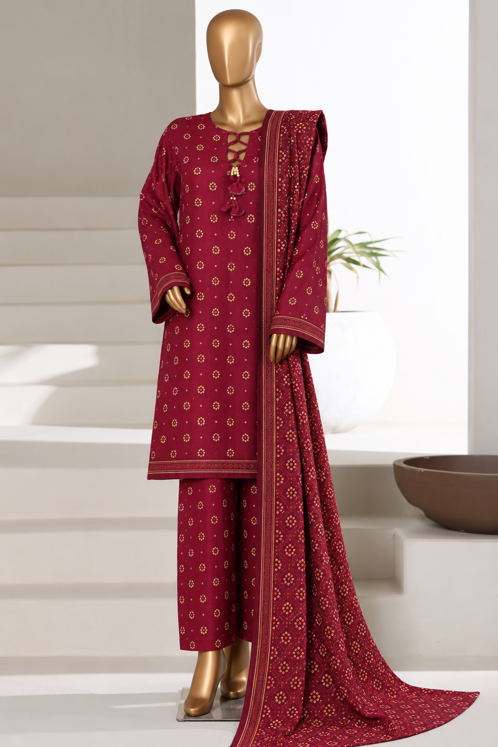 BIN SAEED | Stitch 3PC Printed Khaddar Collection – Premium Winter Collection