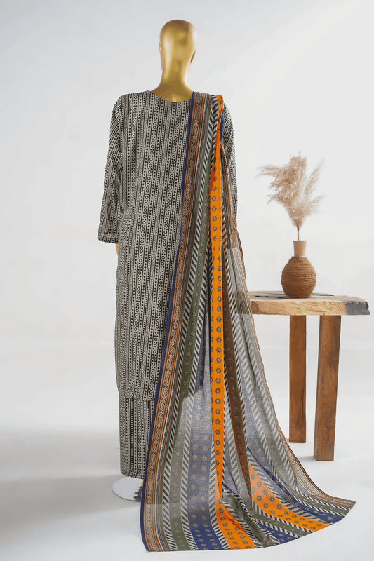 Bin Saeed | Stitch 3 Pc Printed Lawn Collection - BarerahFabrics
