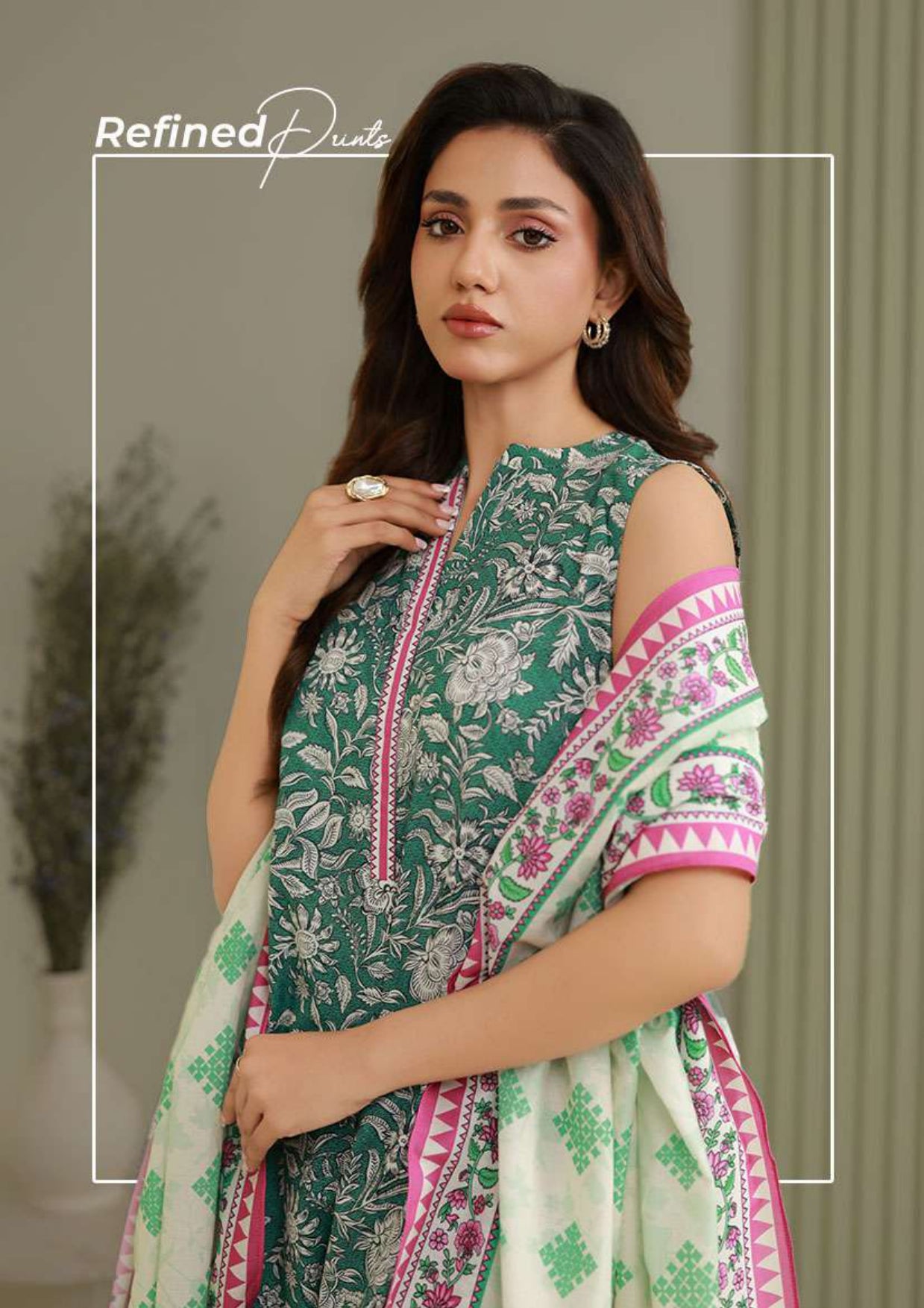 Zullbery Unstitched Printed Digital 2 Piece Lawn Collection