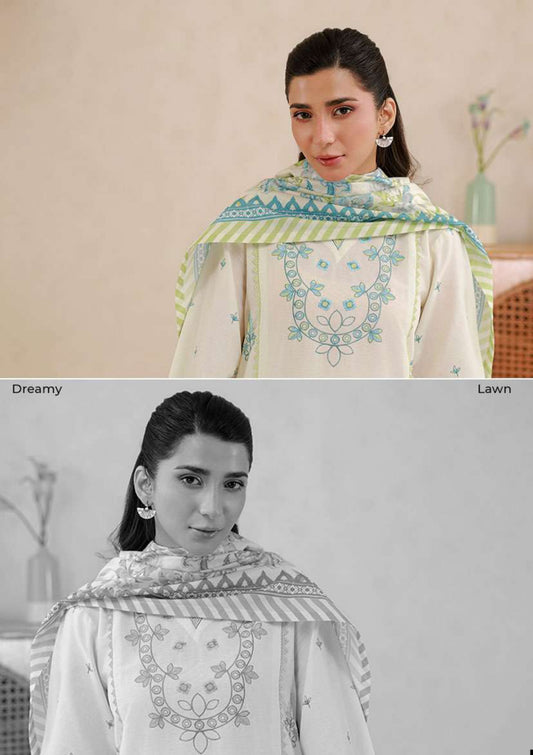 Zullbery | Unstitched Dyed Embroidered 2 Piece Lawn Collection