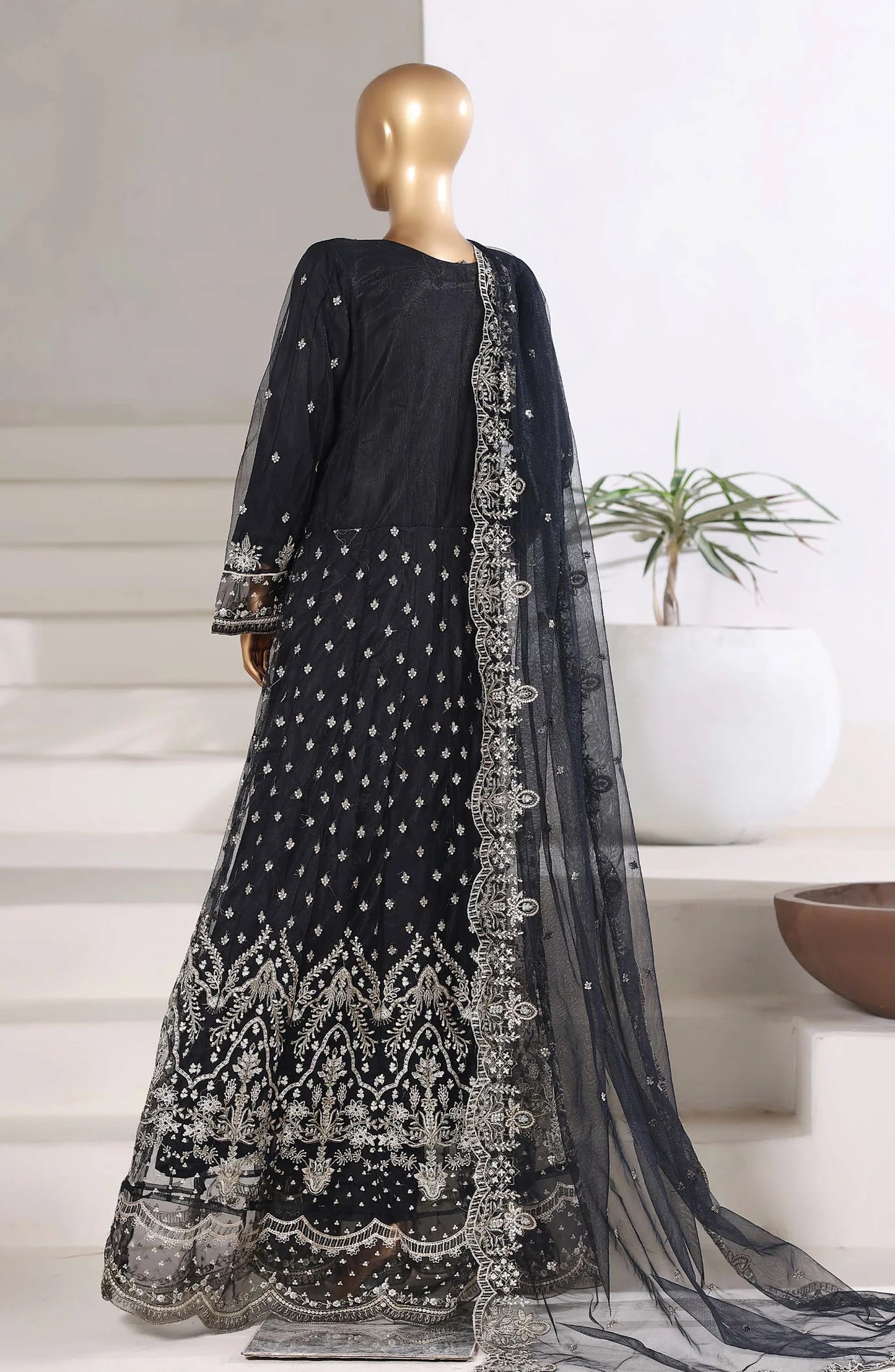 Sada Bahar | Mahpara Embroidered Net Stitched 3 Pc Collection