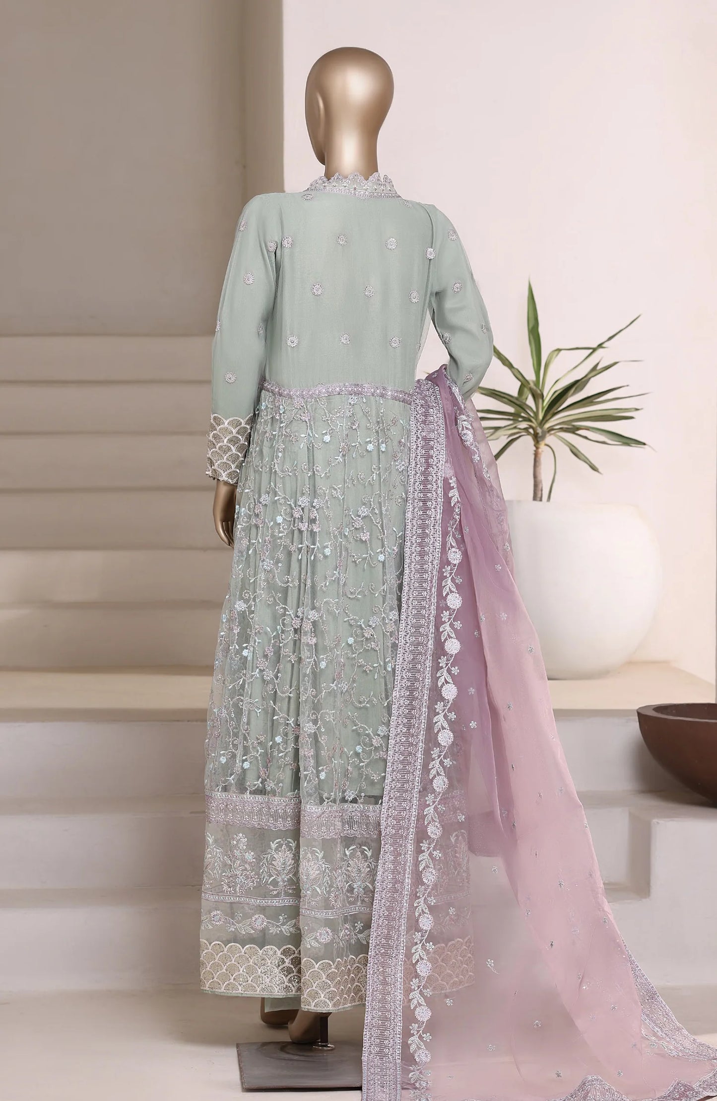Mahpara by Sadabahar | Embroidered Net Stitched 3 Pc Suit Collection