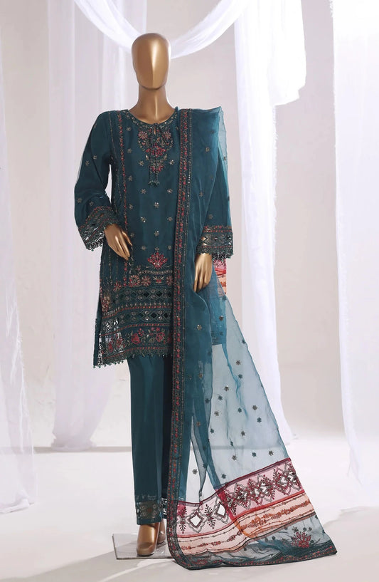 Mahpara by Sadabahar | Stitched 3 PC Embroidered Organza Collection - BarerahFabrics
