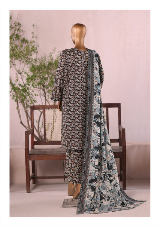 Bin Saeed | Stitched 3pc Printed Khaddar Collection