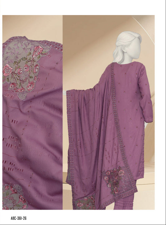 Lalazar By ABC Fabrics | Luxury Unstitched Slub Collection